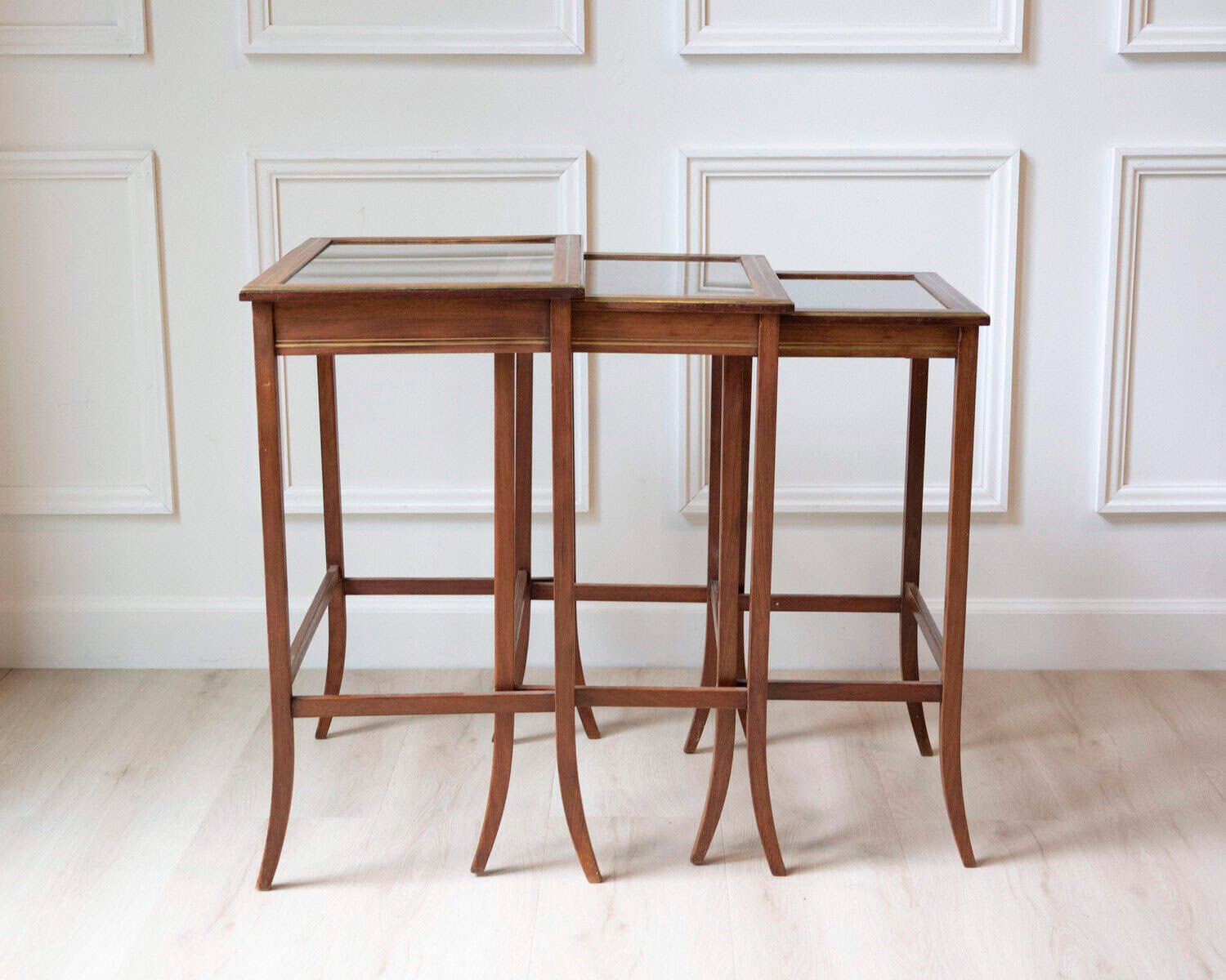 Mahogany Nesting Tables - JAA