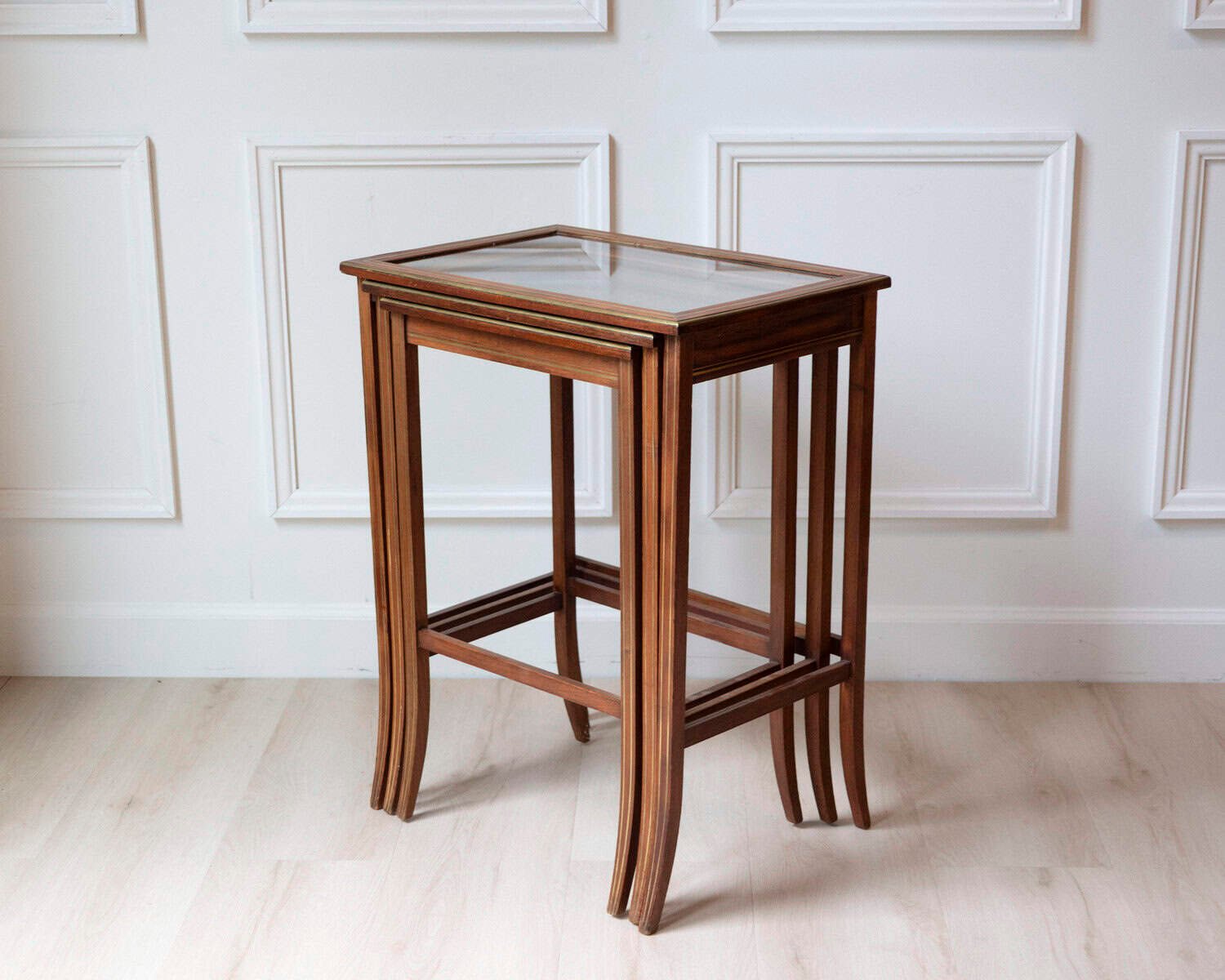 Mahogany Nesting Tables - JAA