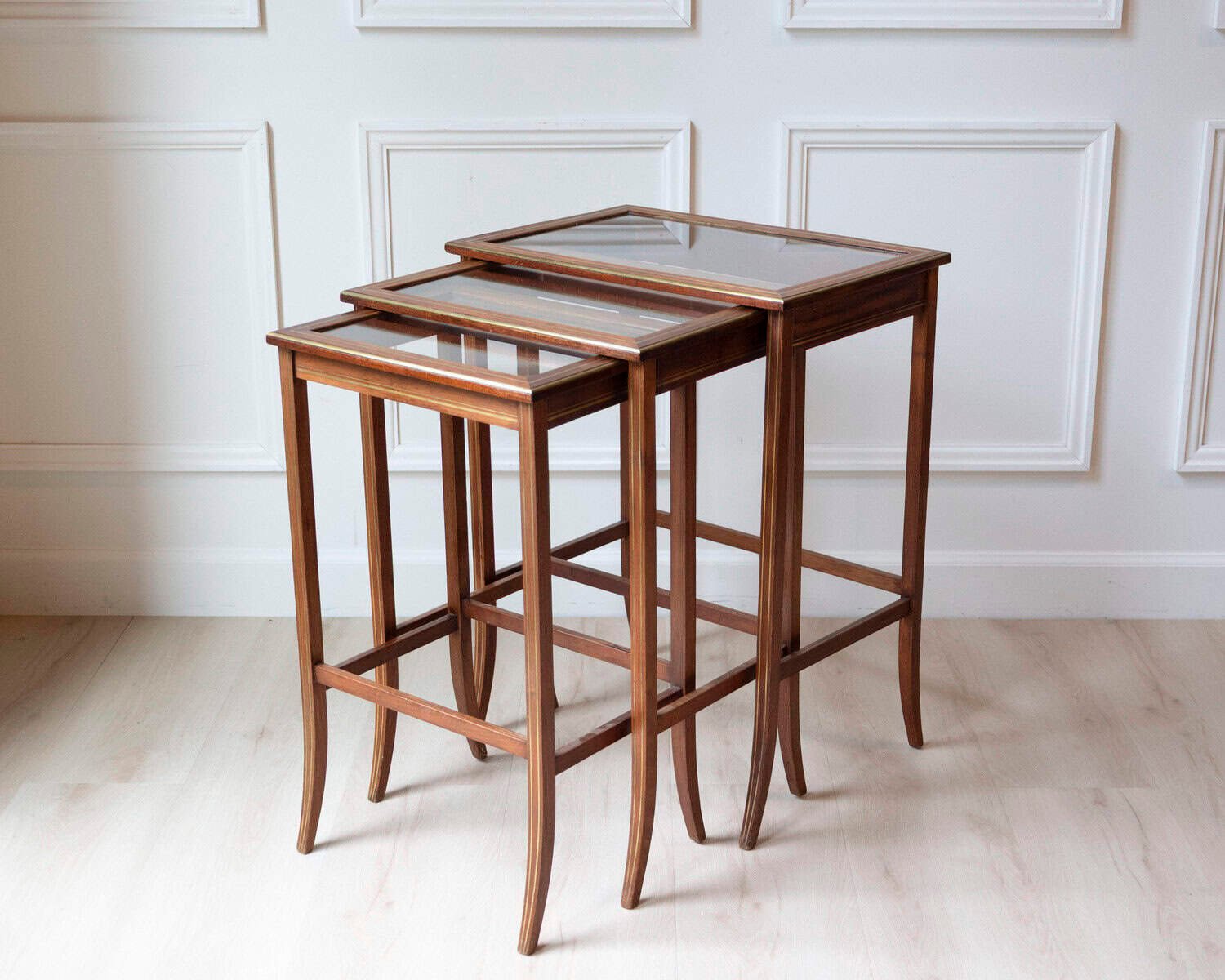Mahogany Nesting Tables - JAA