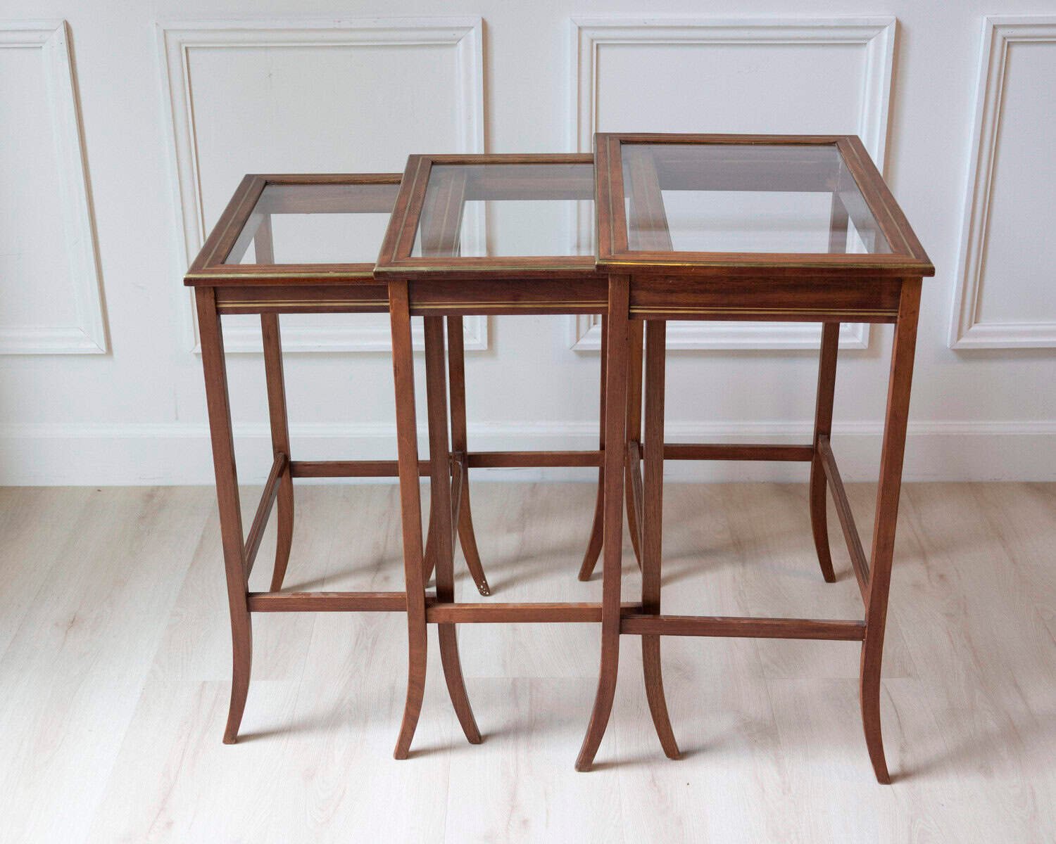 Mahogany Nesting Tables - JAA