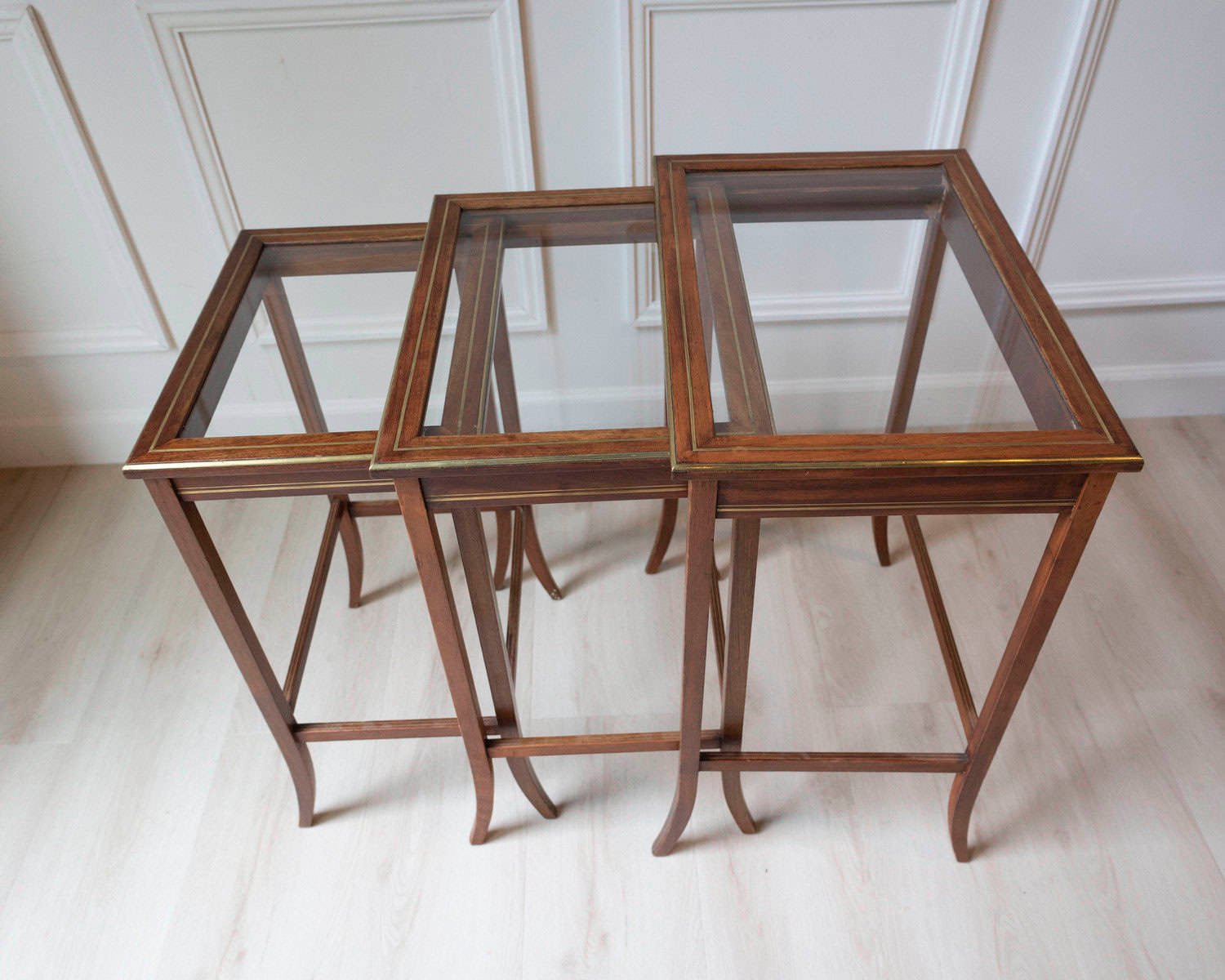 Mahogany Nesting Tables - JAA