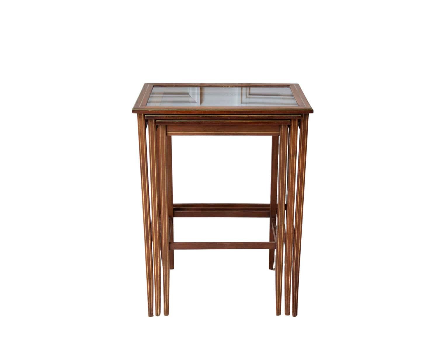 Mahogany Nesting Tables - JAA