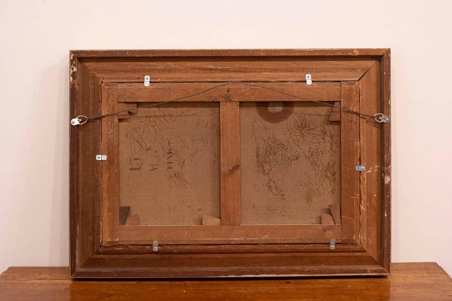 French 19th Century Framed Floral Oil on Canvas Painting Depicting Roses - JAA