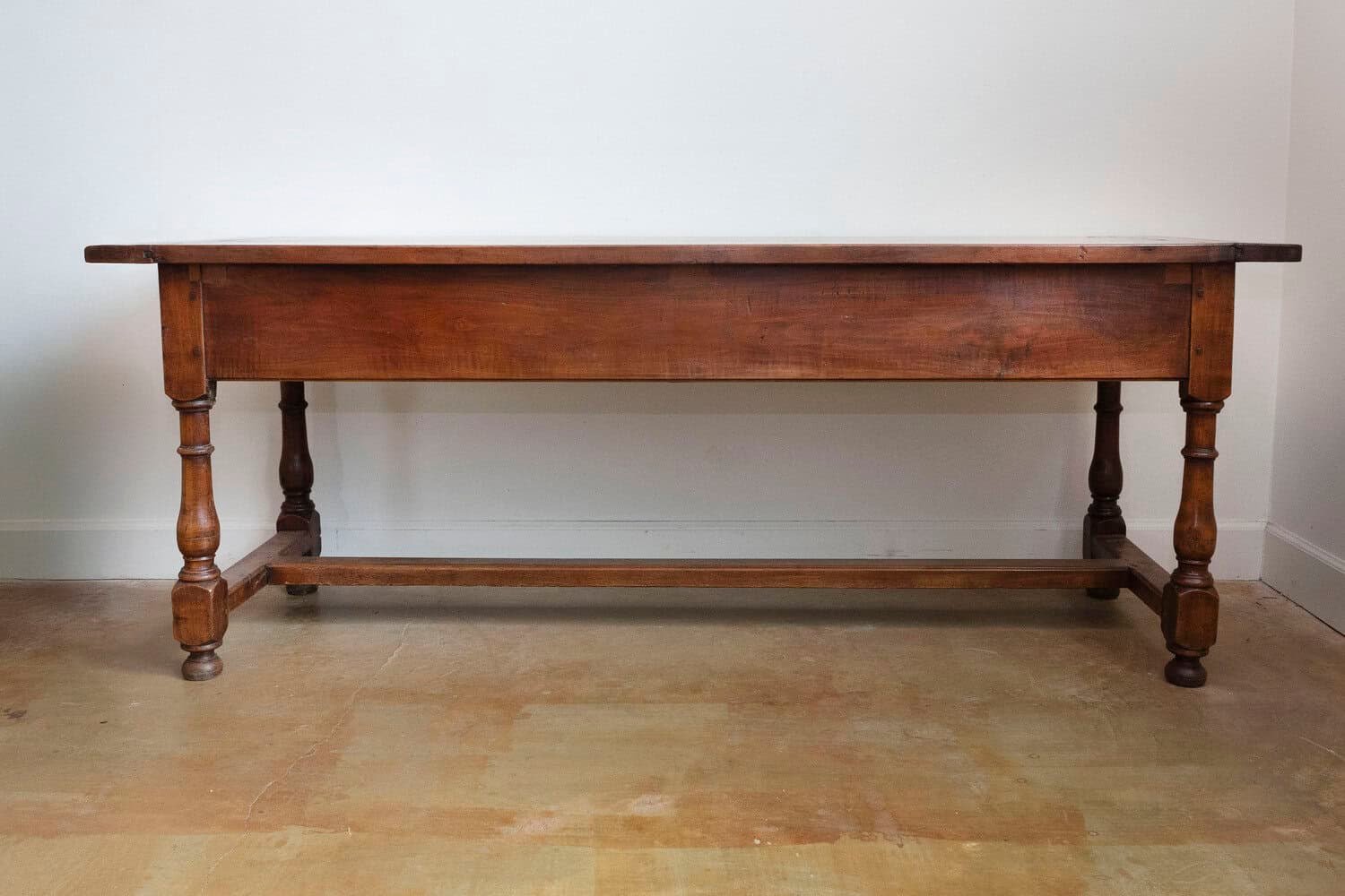 French Louis XVI Period 1790s Farm Table with Sliding Panels and Carved Heart - JAA