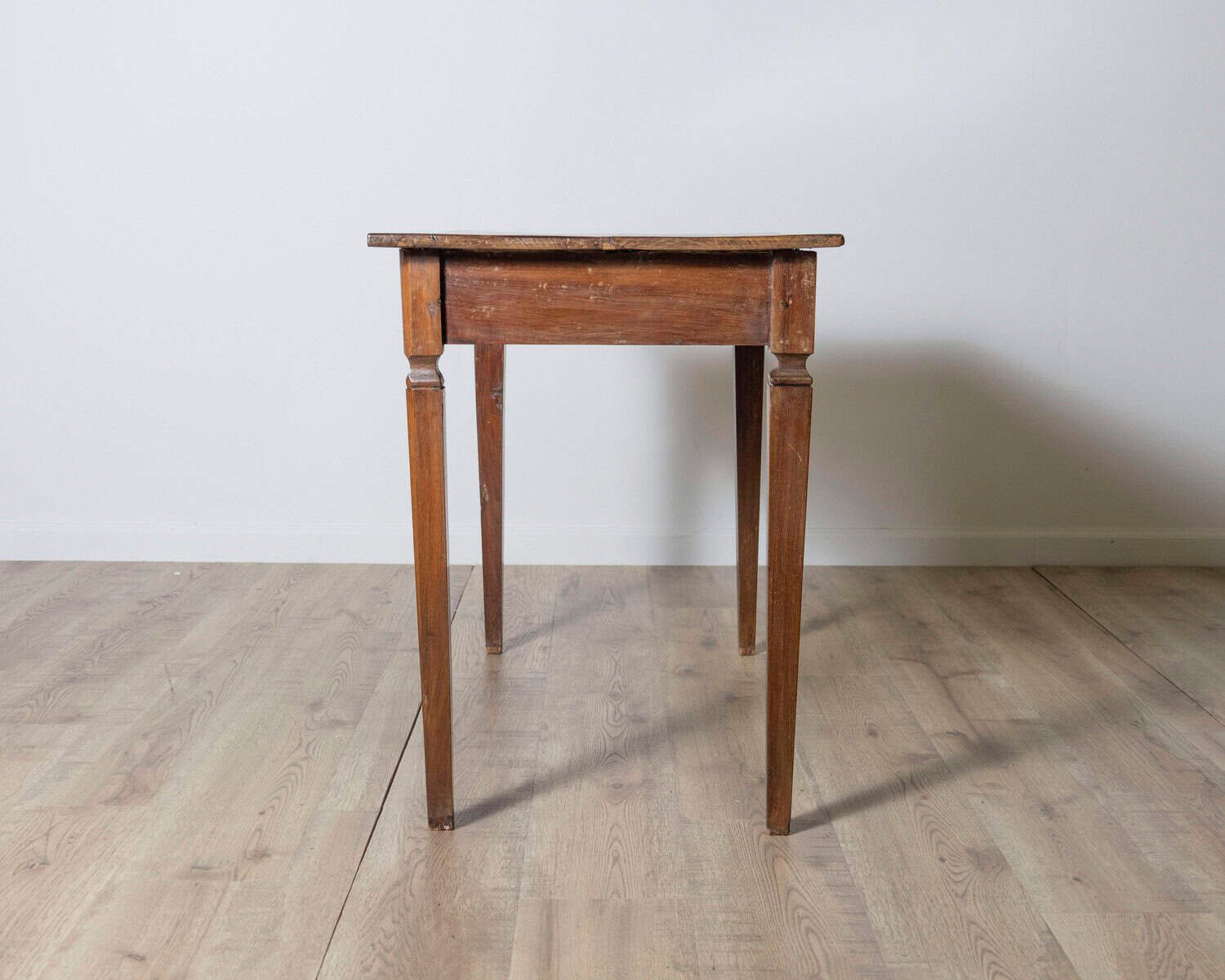 ON HOLD - Louis XVI Walnut Table with Inlaid Top – Emilia, Late 18th Century - JAA