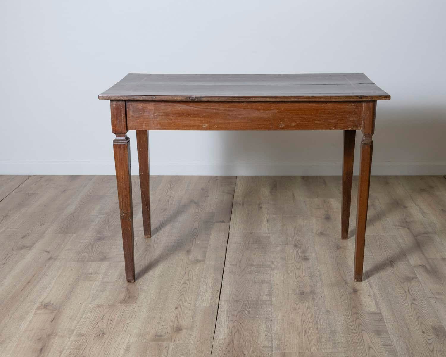 ON HOLD - Louis XVI Walnut Table with Inlaid Top – Emilia, Late 18th Century - JAA