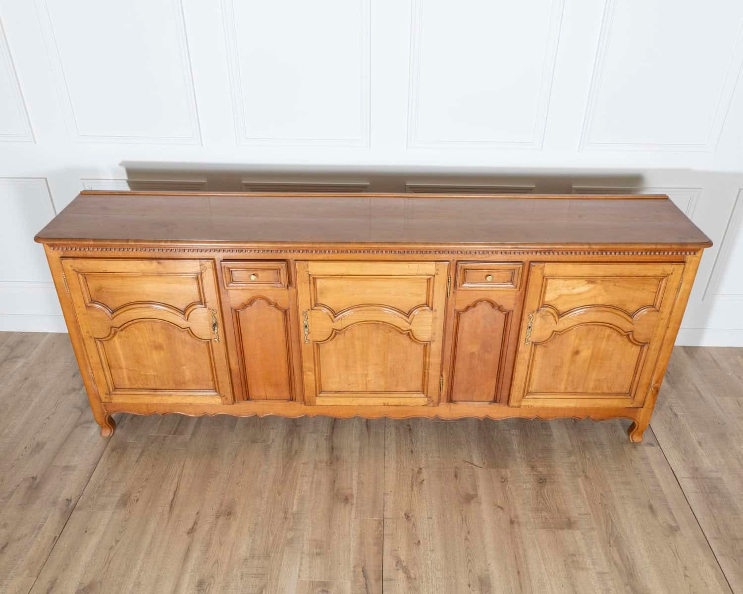 19th Century French Cherry Wood Enfilade with Four Doors - JAA