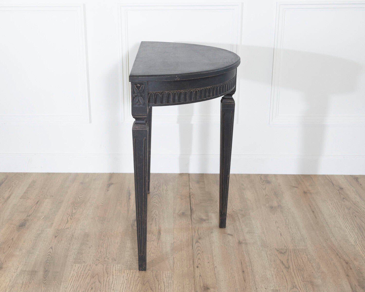 Swedish Painted Demi-Lune Console Pair, ca. 1880 - JAA