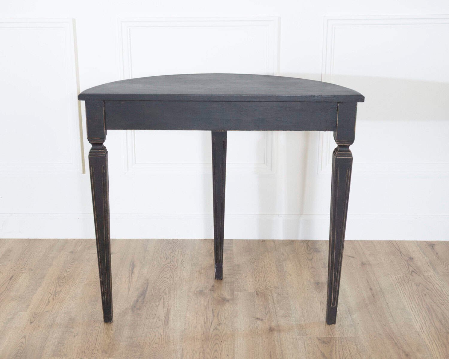 Swedish Painted Demi-Lune Console Pair, ca. 1880 - JAA