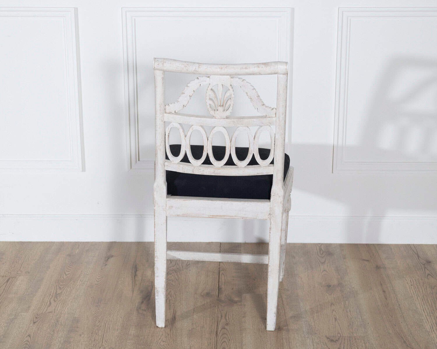 Set of Eight Swedish Gustavian Dining Chairs, circa 1820 - JAA