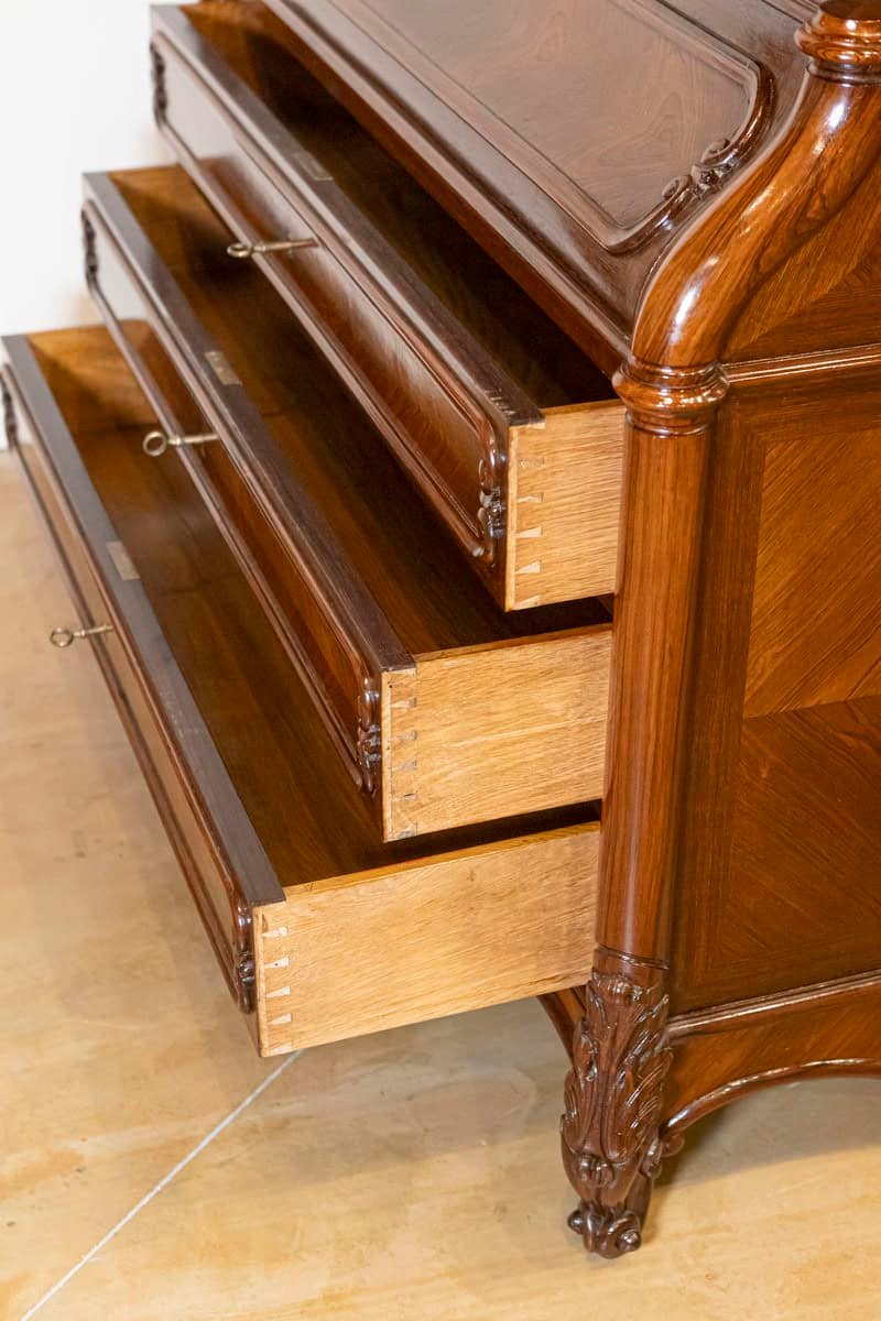 19th Century Italian Bookcase Secretaire - JAA