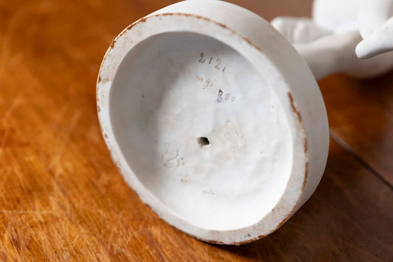 French 19th Century White Marble Neoclassical Figure of a Young Dancer with Flowing Drapery - JAA