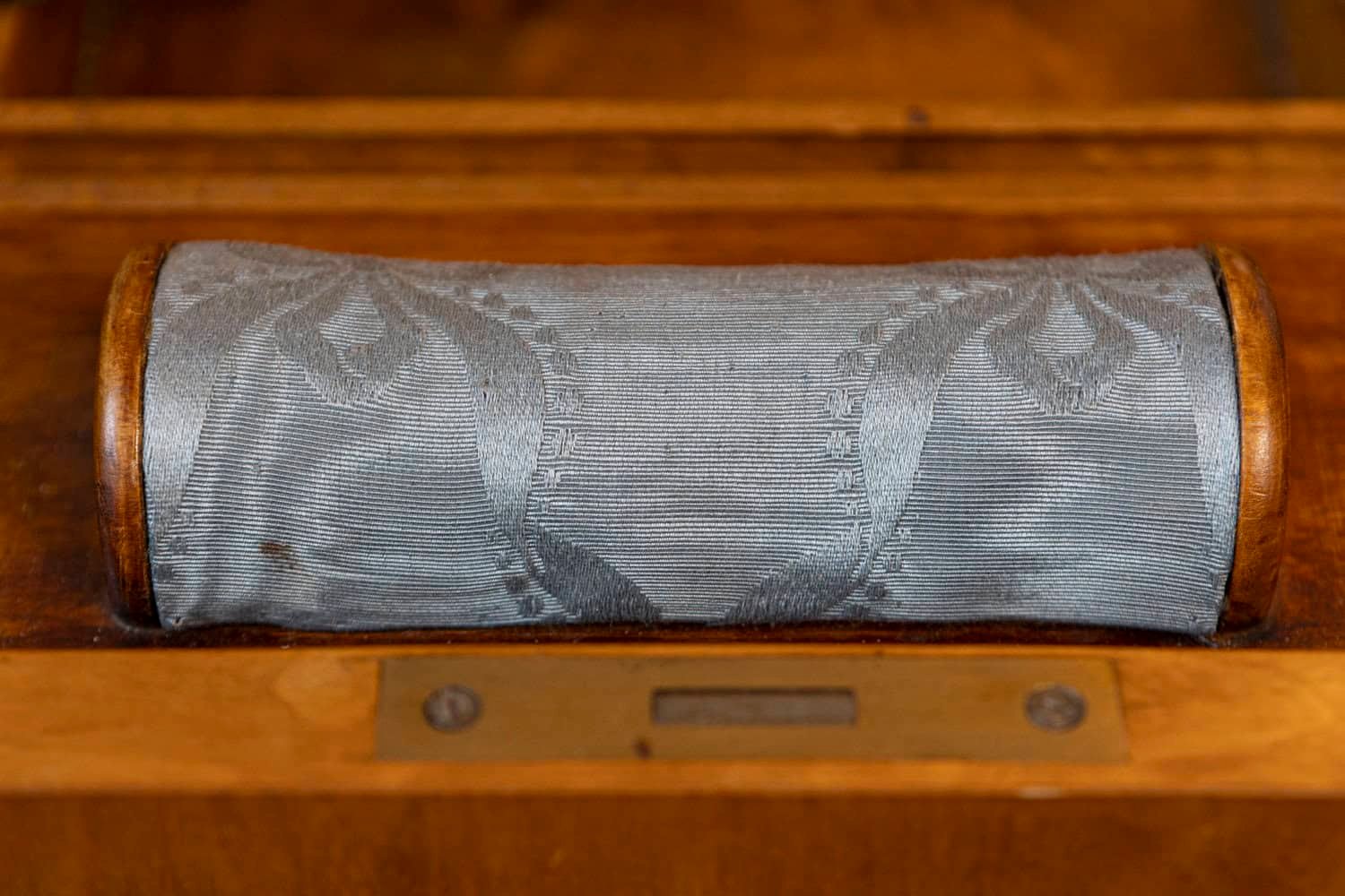 English Turn of the Century 1900s Octagonal Top Birchwood Work Table - JAA