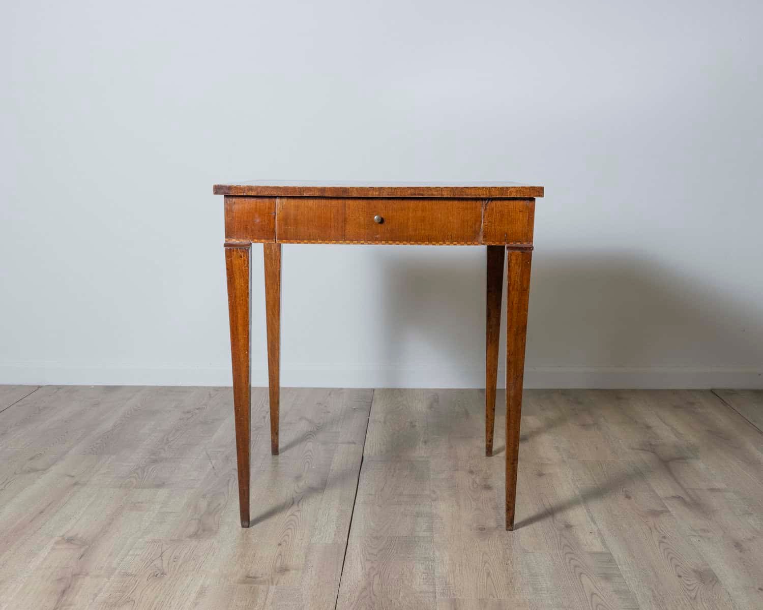 18th Century Tuscan Inlaid Game Table with Geometric Marquetry - JAA