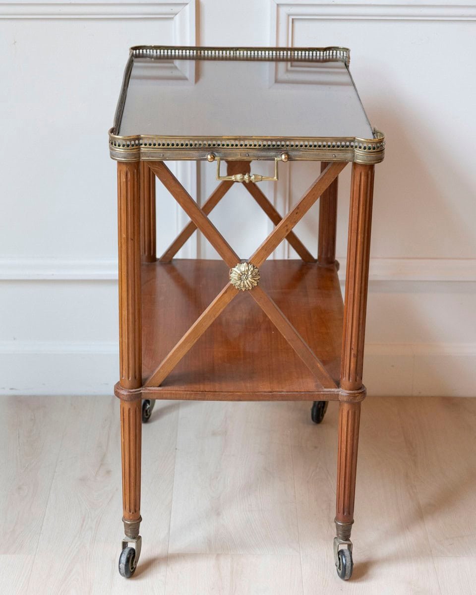 Mahogany Rolling Table - JAA