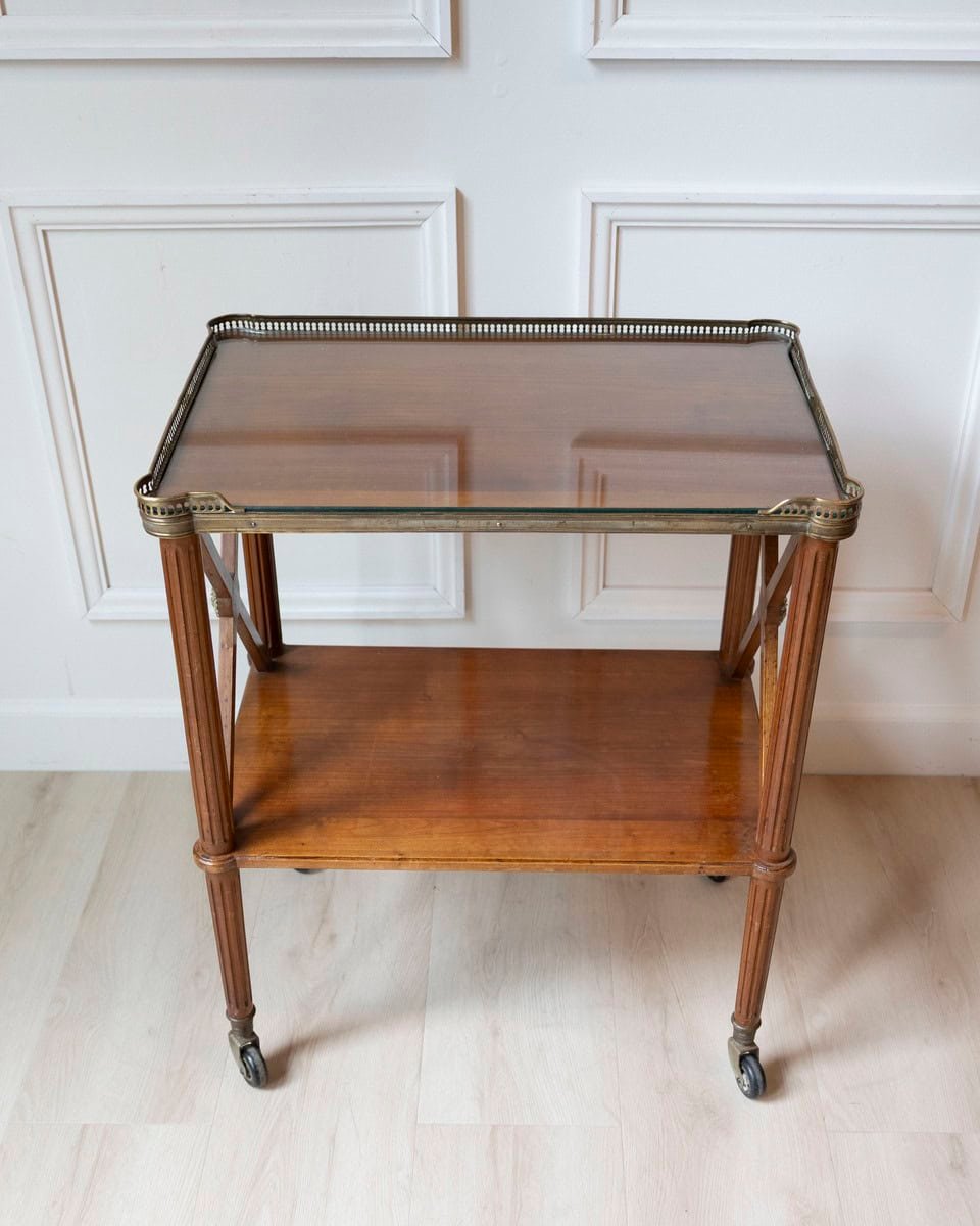 Mahogany Rolling Table - JAA