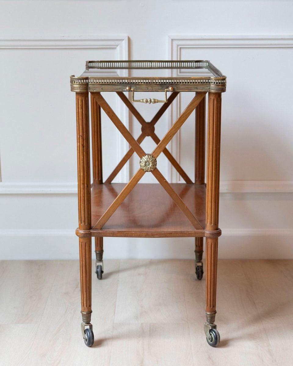 Mahogany Rolling Table - JAA