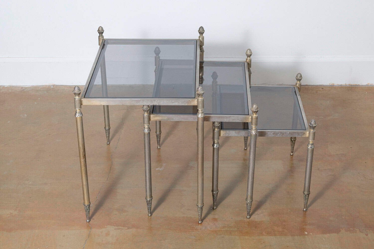 20th Century French Set of Three Nesting Tables - JAA