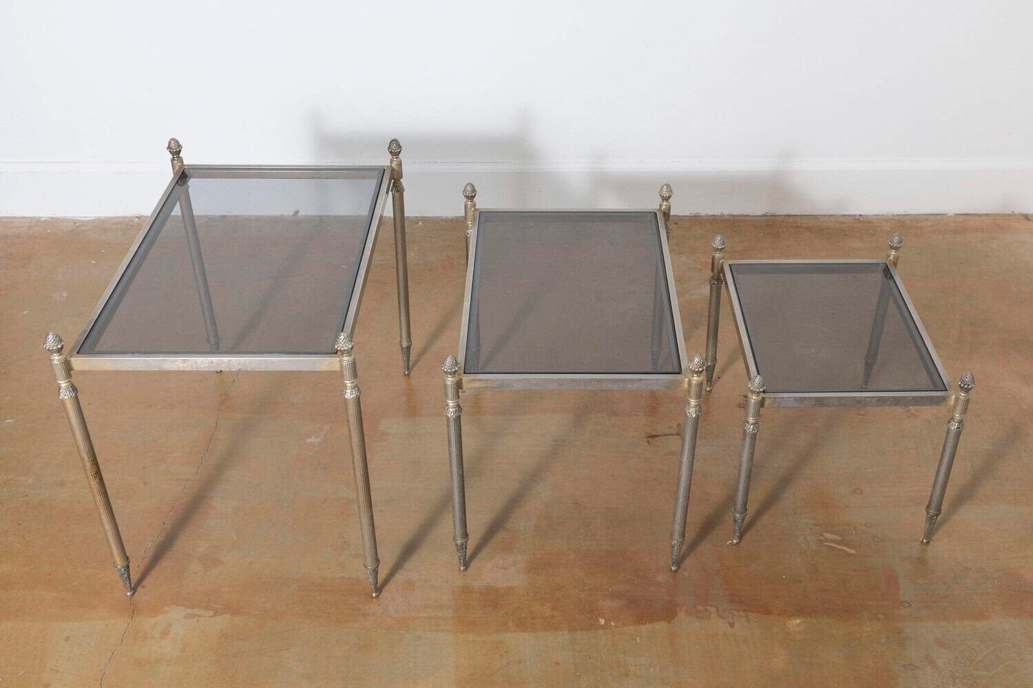 20th Century French Set of Three Nesting Tables - JAA
