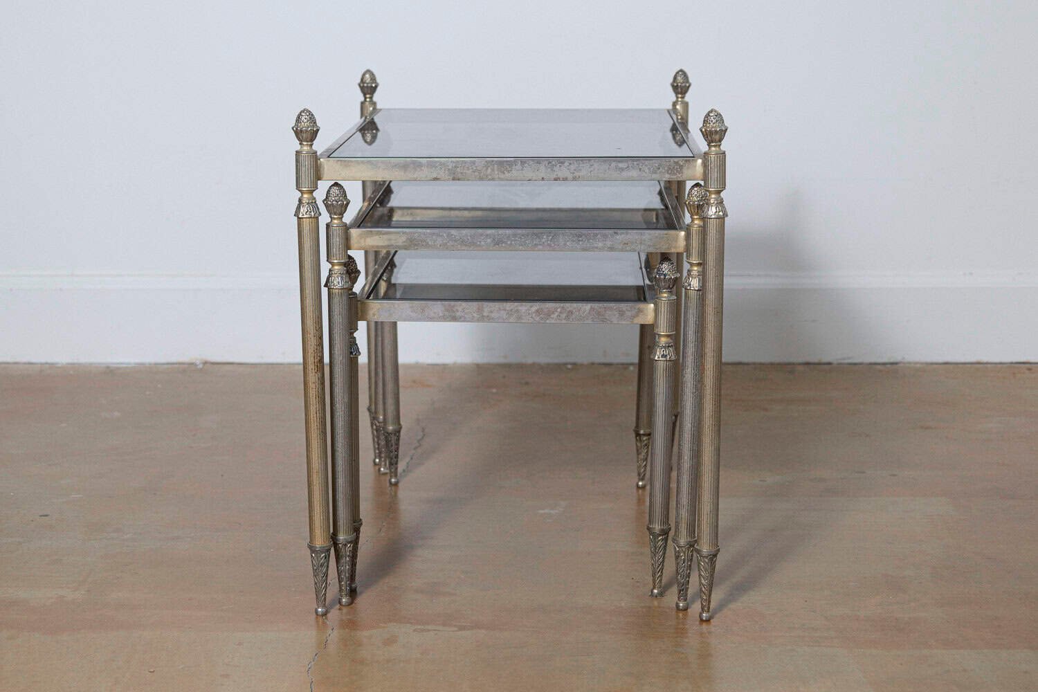 20th Century French Set of Three Nesting Tables - JAA