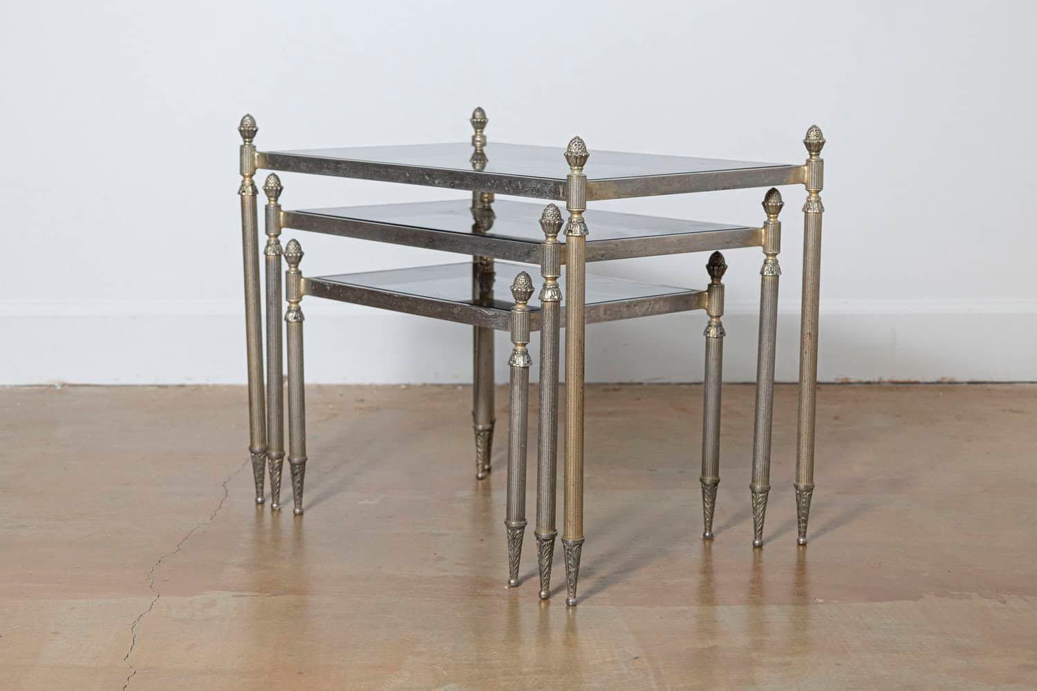 20th Century French Set of Three Nesting Tables - JAA