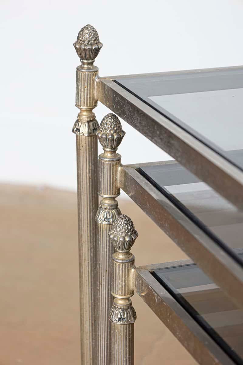 20th Century French Set of Three Nesting Tables - JAA