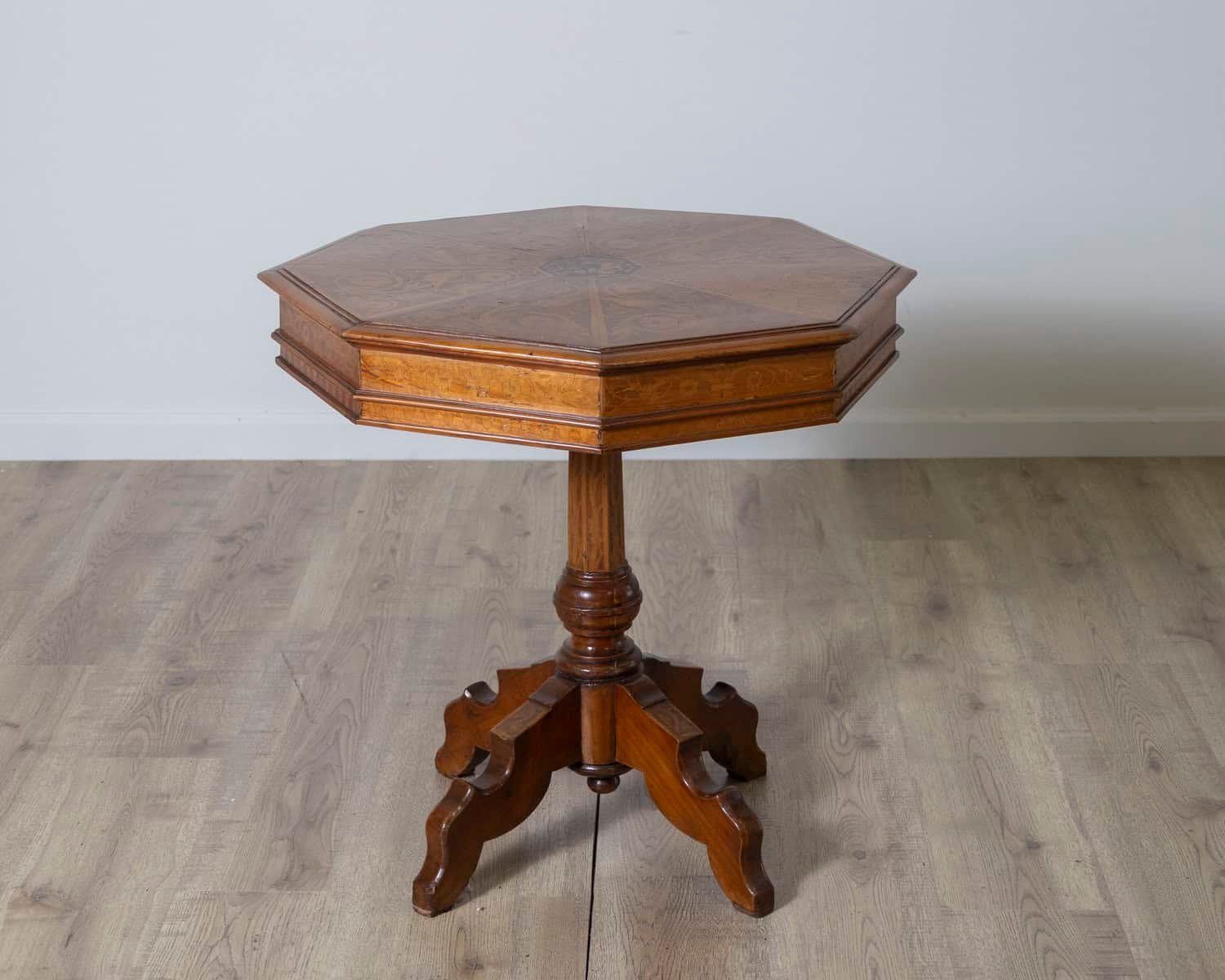 Early 19th century Inlaid Walnut Italian Side Table - JAA