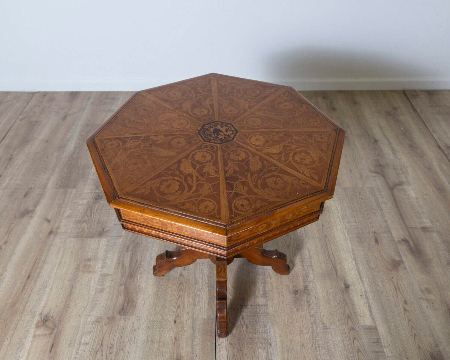 Early 19th century Inlaid Walnut Italian Side Table - JAA
