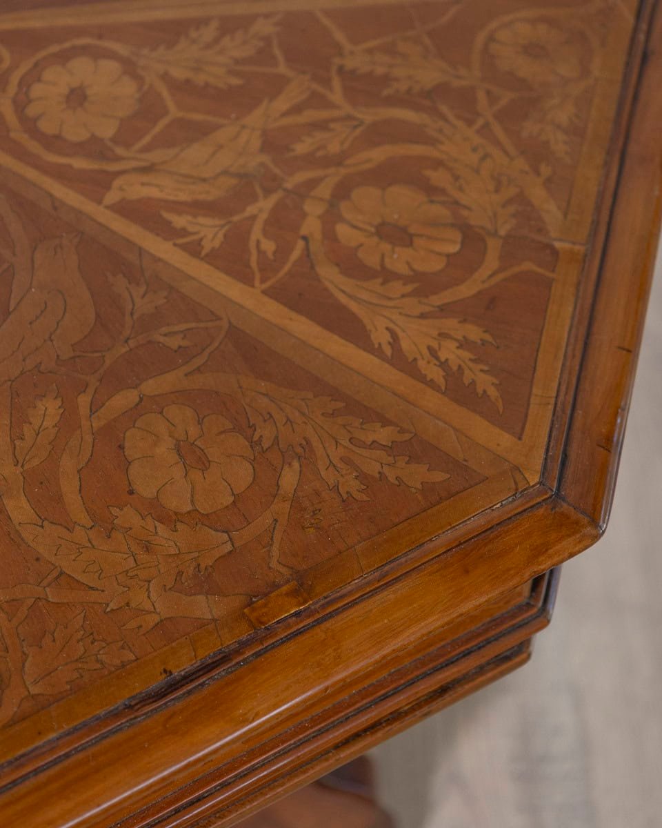 Early 19th century Inlaid Walnut Italian Side Table - JAA