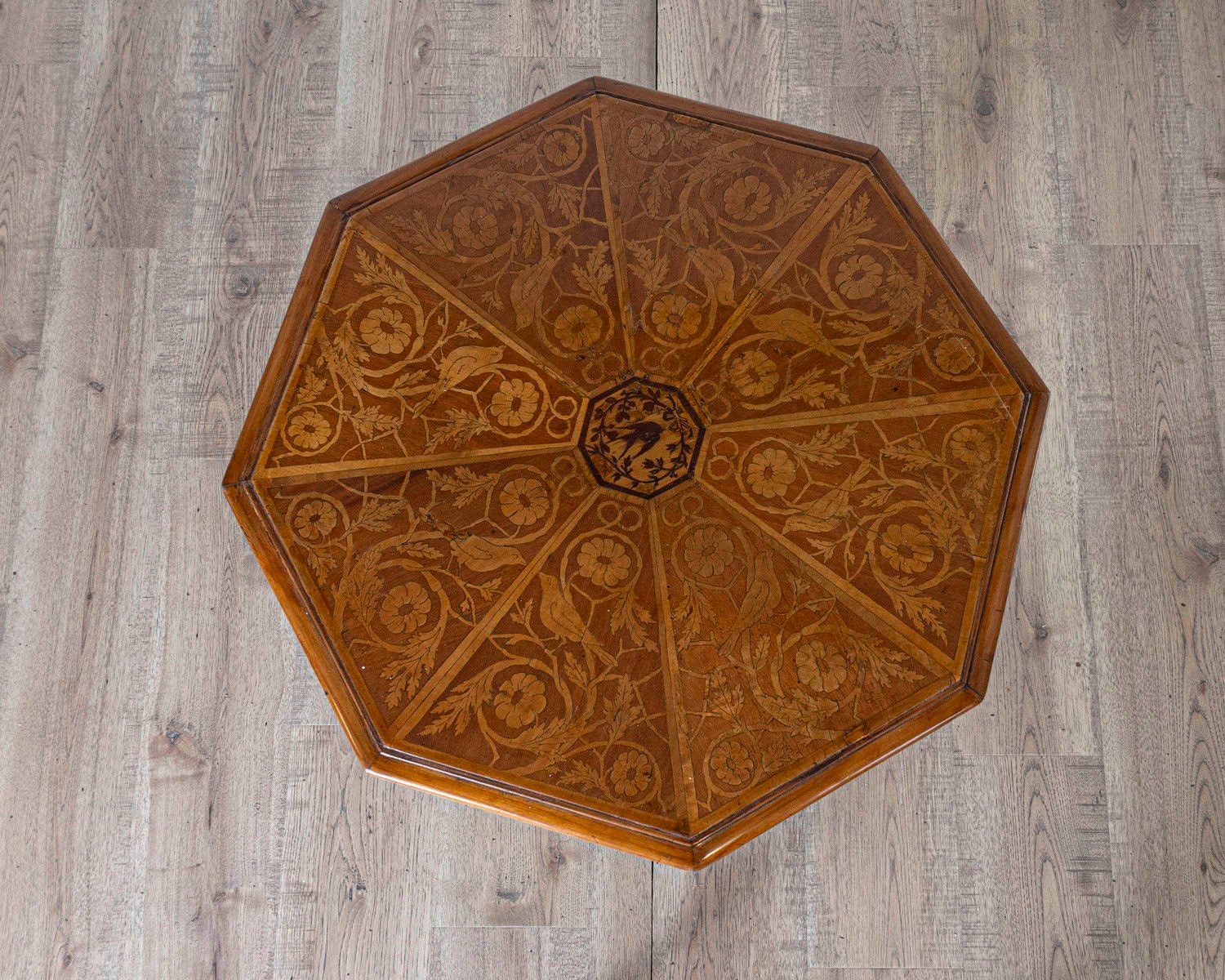 Early 19th century Inlaid Walnut Italian Side Table - JAA