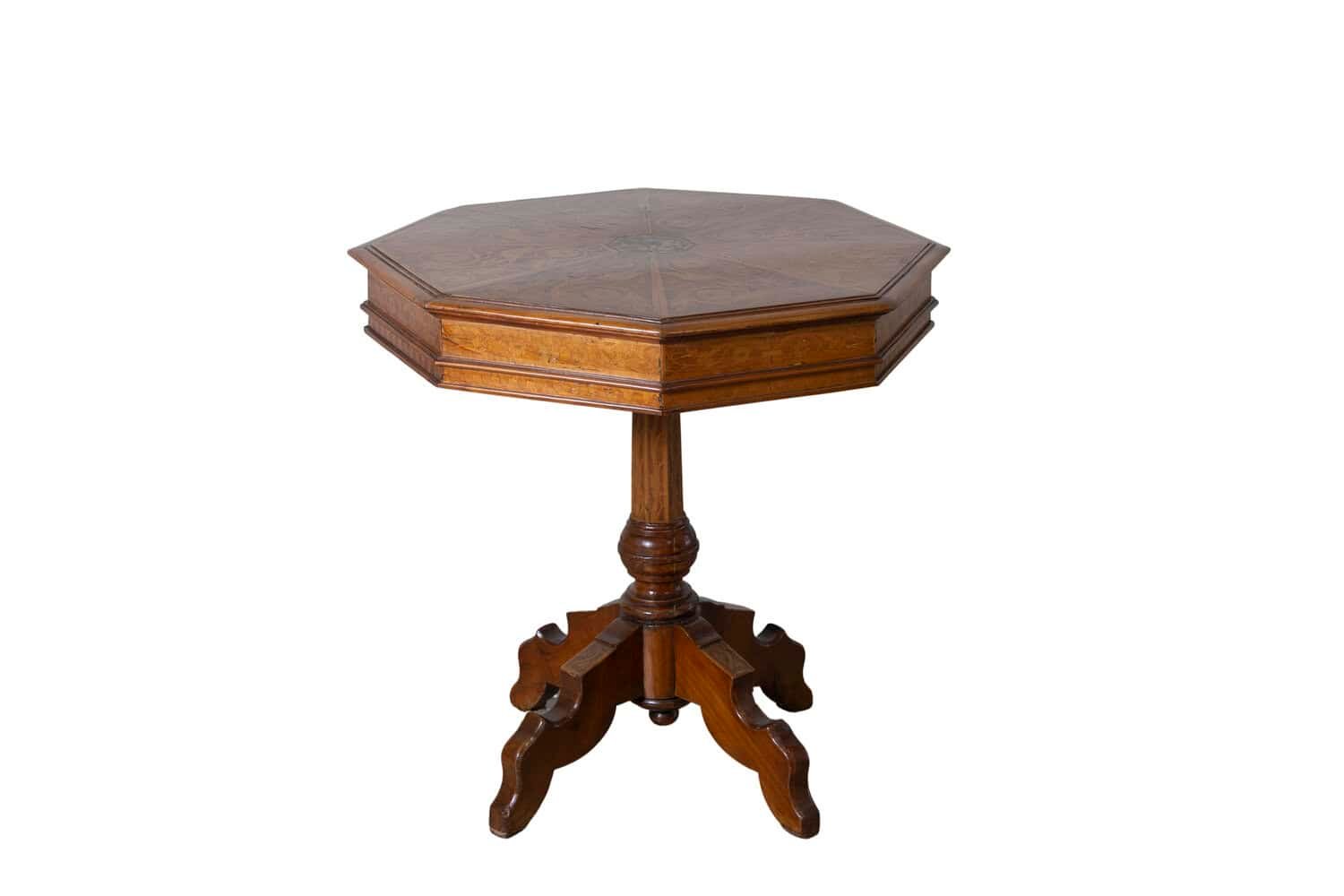 Early 19th century Inlaid Walnut Italian Side Table - JAA