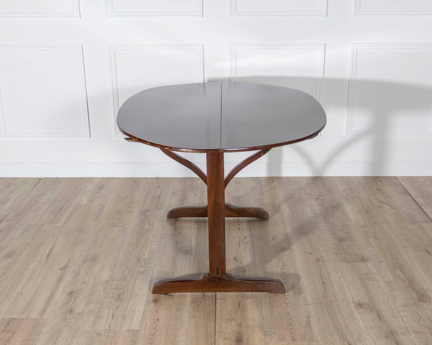 19th Century French Mahogany Winegrower’s Tilt-Top Table from Burgundy - JAA
