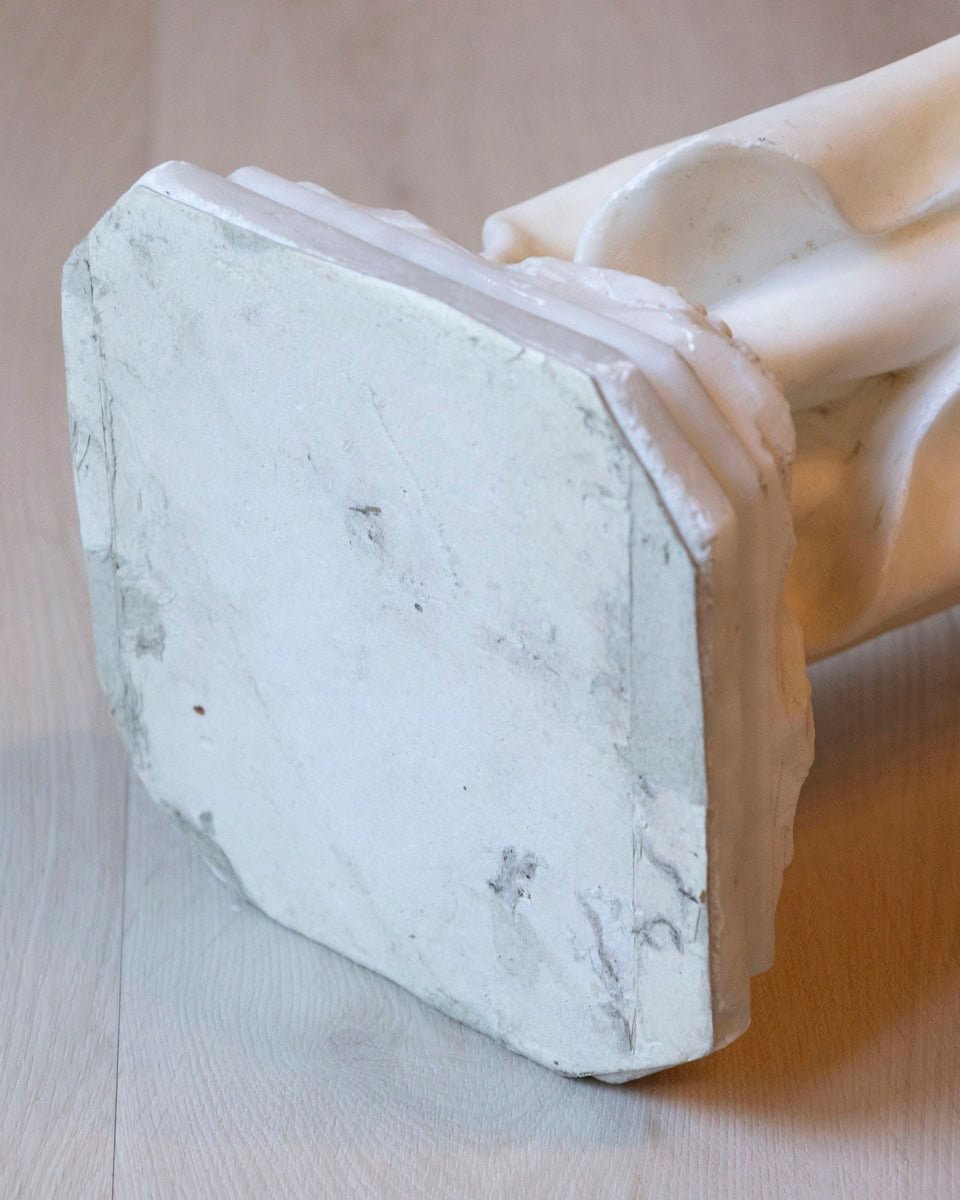 Italian Late 19th / Early 20th Century Volterra Alabaster Figure of a Flower Girl - JAA