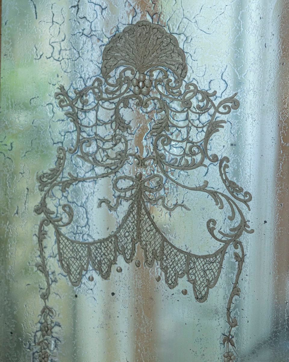 Pair of 19th Century Italian Engraved Mirrors with Original Paint - JAA