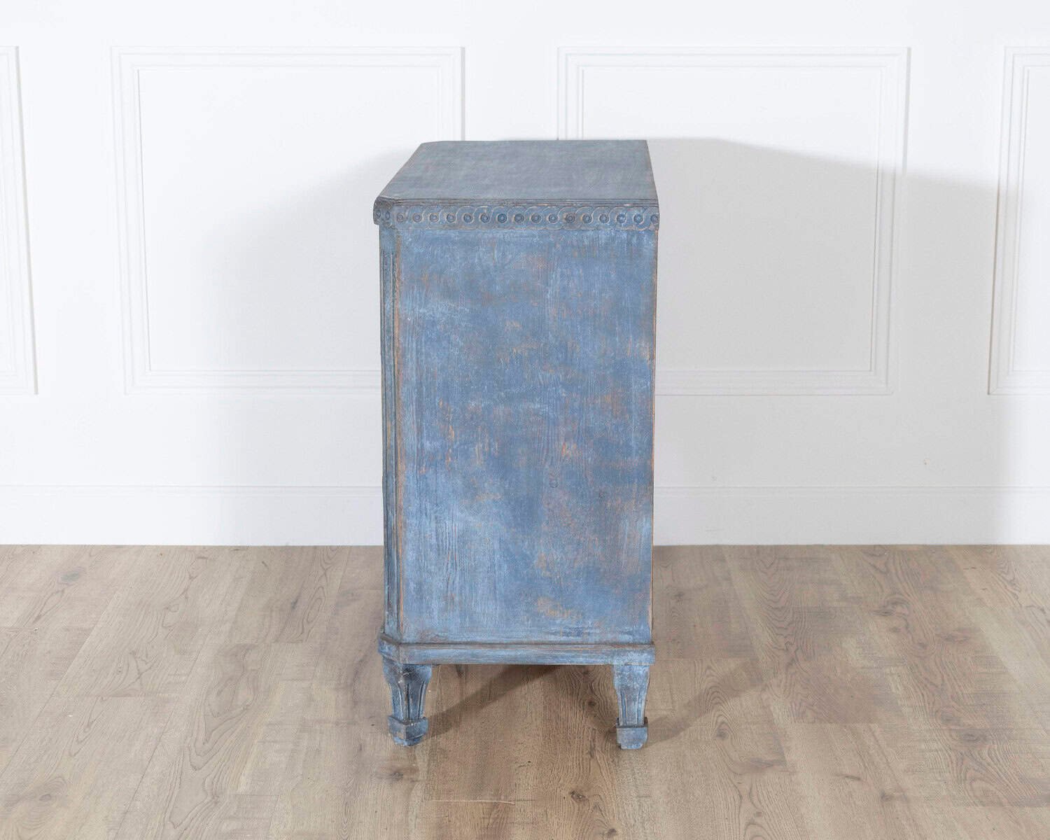 Pair of Swedish Blue Painted Chests of Drawers, circa 1870 - JAA