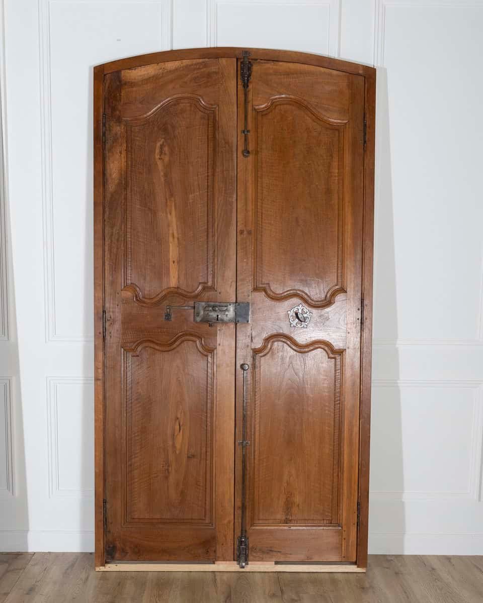 French 18th Century Two Pairs of Walnut Communication Doors - JAA
