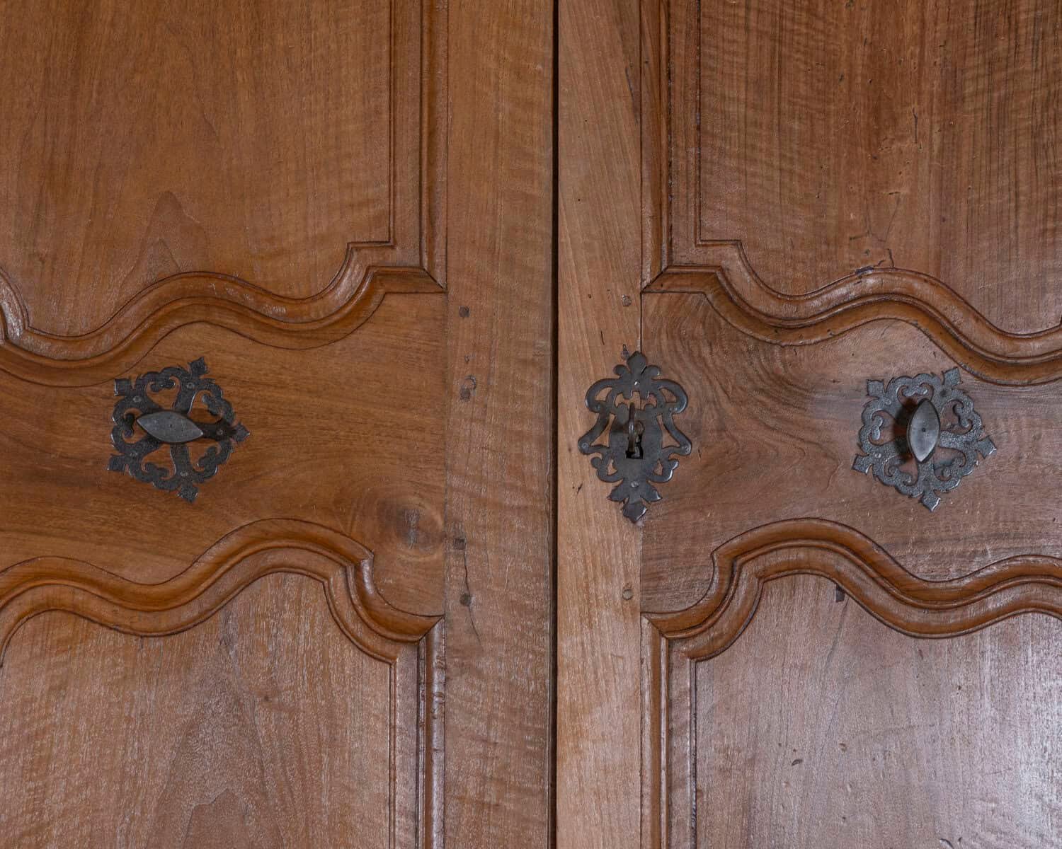 French 18th Century Two Pairs of Walnut Communication Doors - JAA
