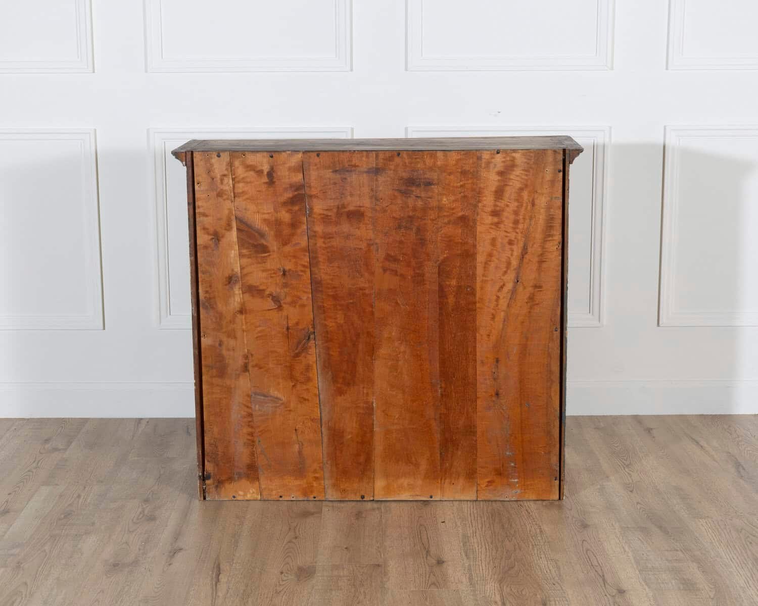 A period gustavian wall cabinet with glossed doors scraped to original outside and inside paint - JAA