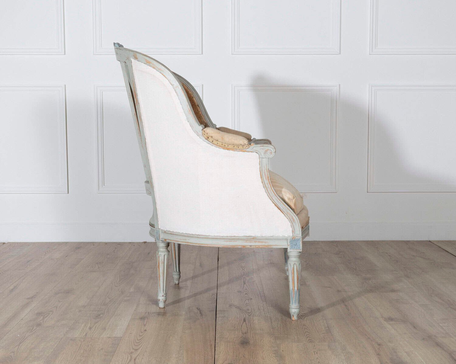 19th Century French Louis XVI Style Painted Lie de Repos - JAA