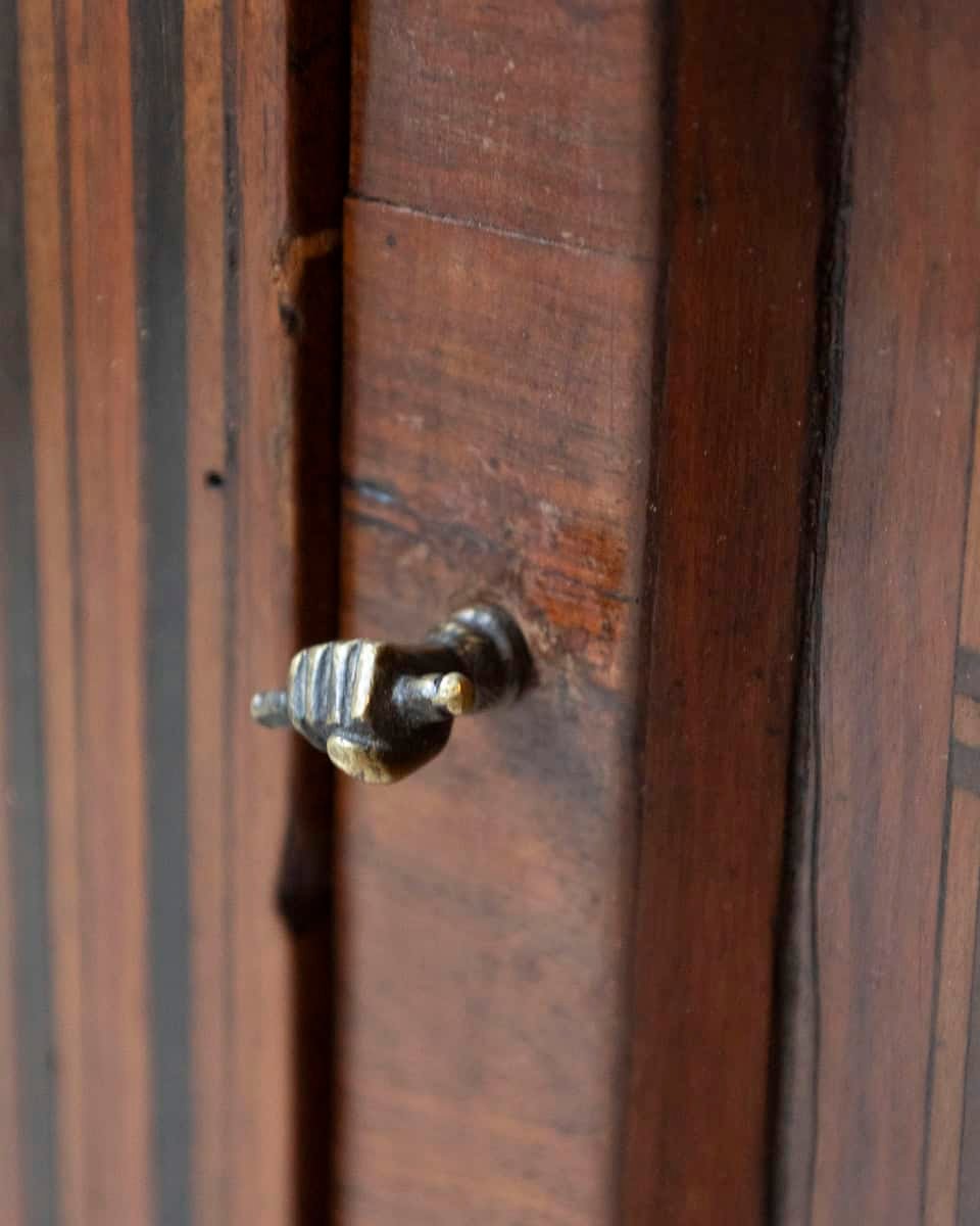 Louis XVI Style Marquetry Bedside Table - JAA