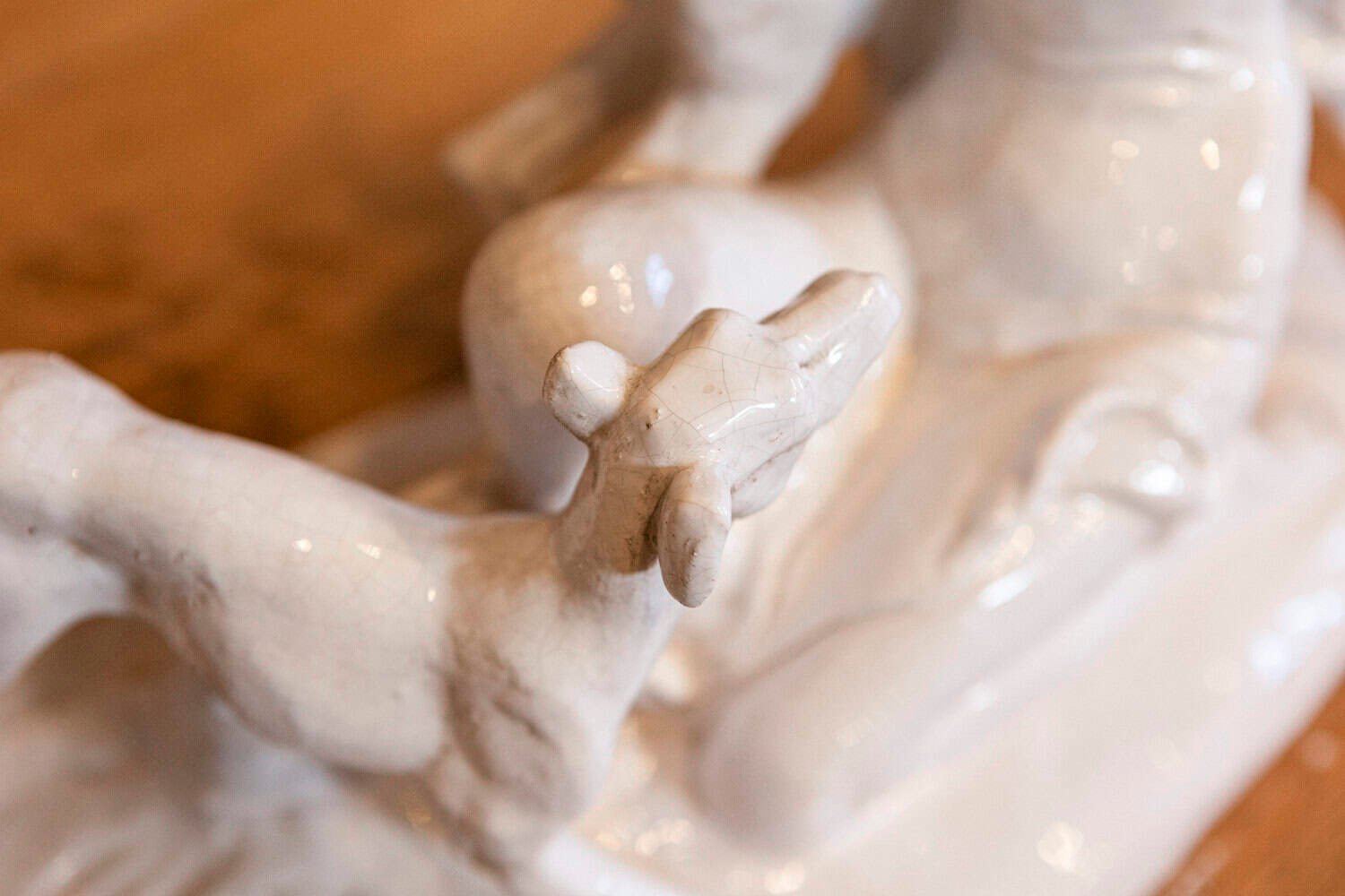 Italian 20th Century Ceramic Sculpture of Diana - JAA