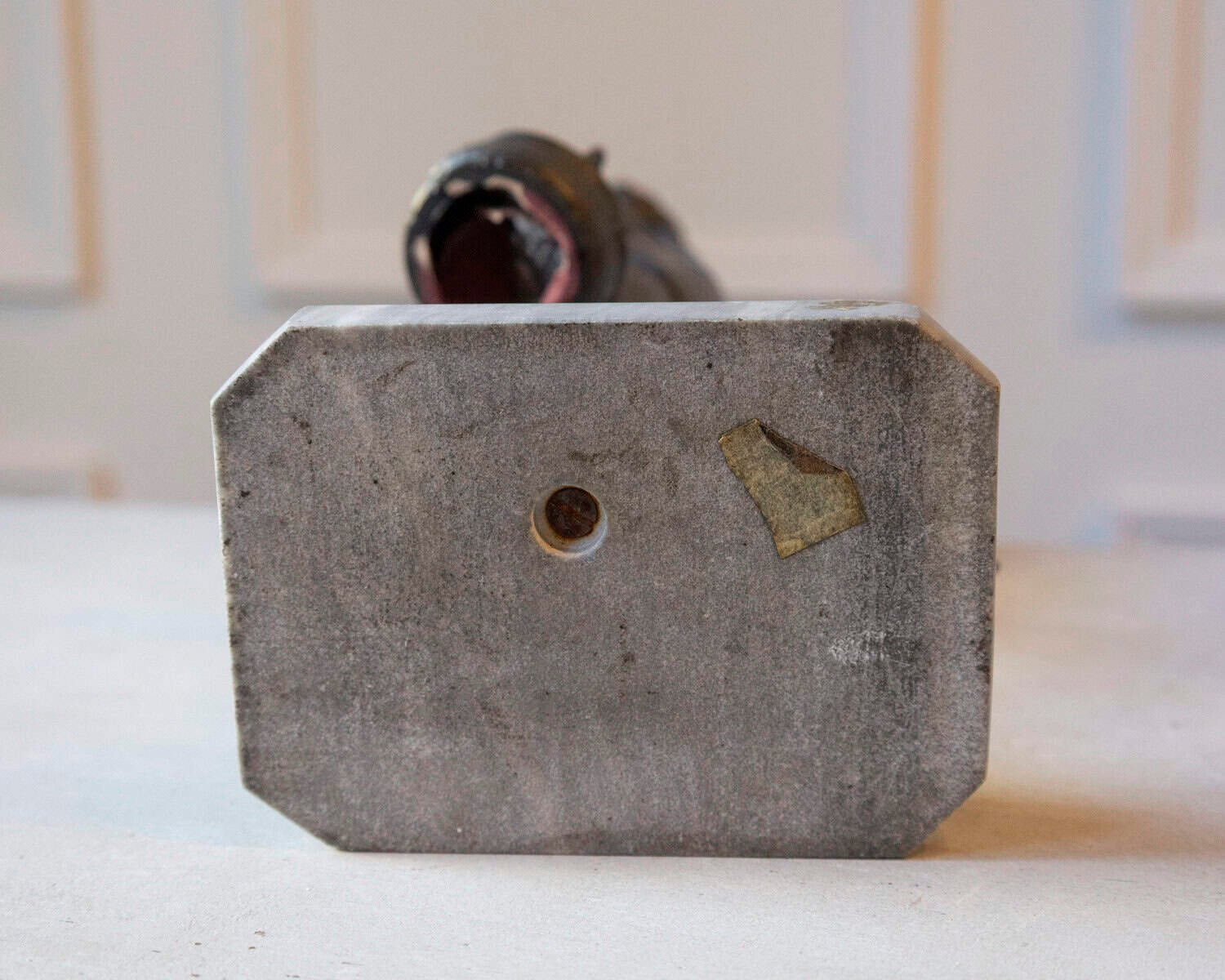 Italian 19th Century Patinated Bronze Sculpture of a Boy on Marble Base, Signed - JAA