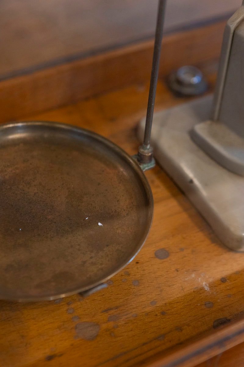 20th Century German Glass Case Scale - JAA