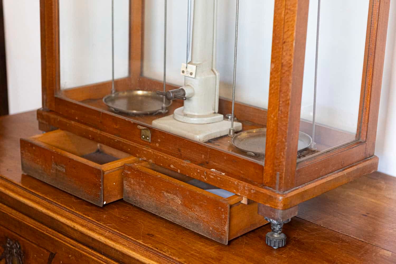 20th Century German Glass Case Scale - JAA