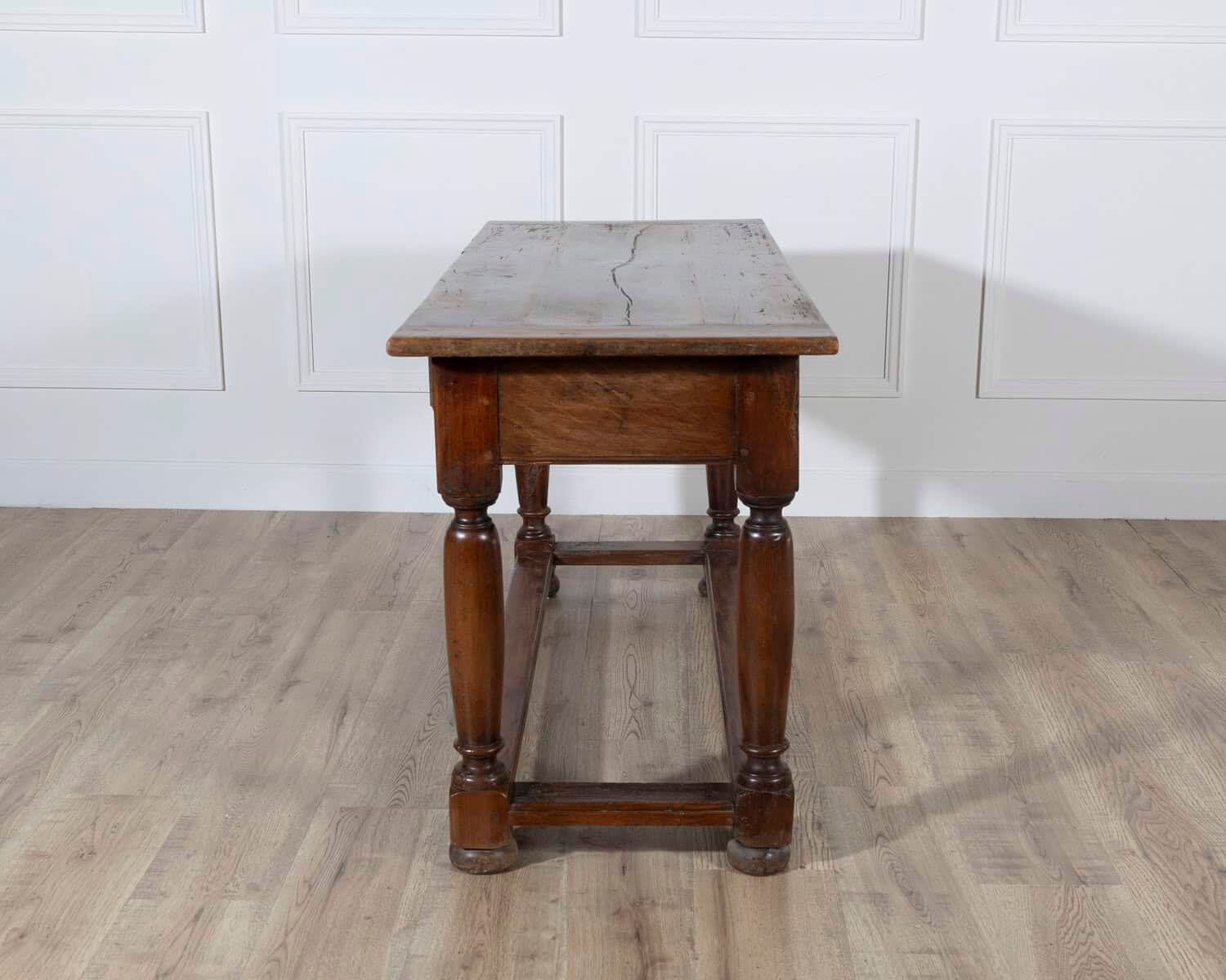 18th-Century Fruitwood Console Table with Two Drawers - JAA