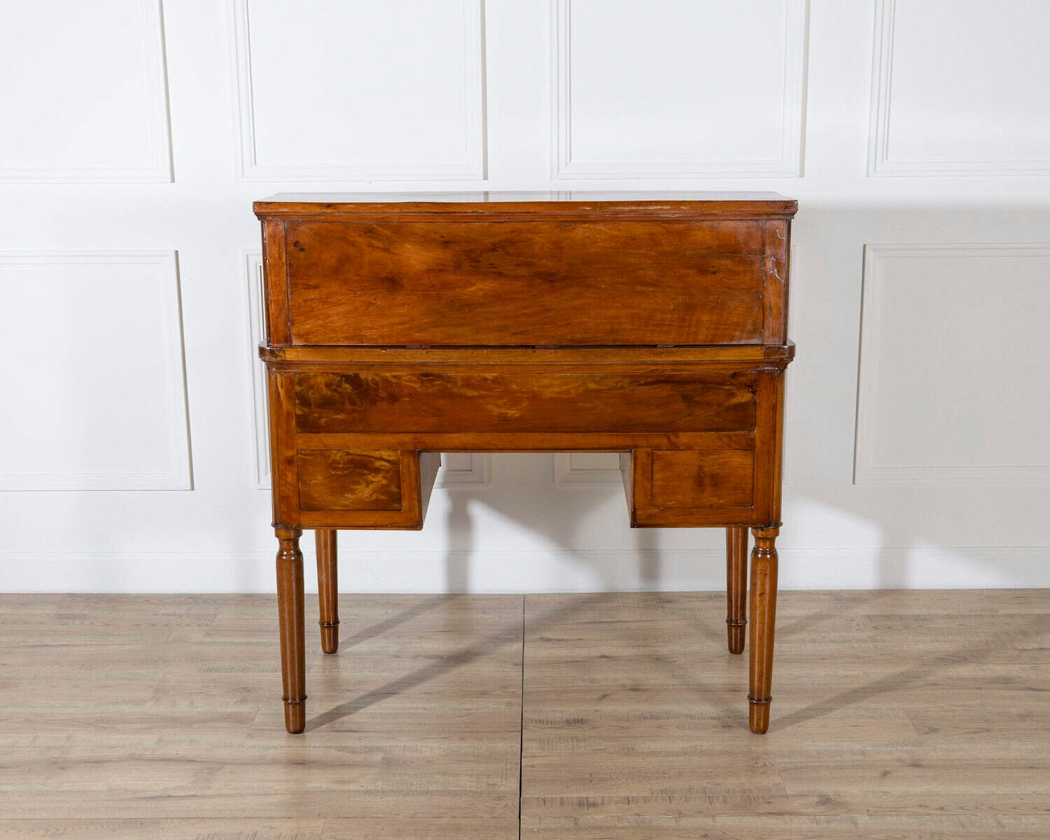 19th-Century Italian Charles X Walnut Cylinder Desk - JAA