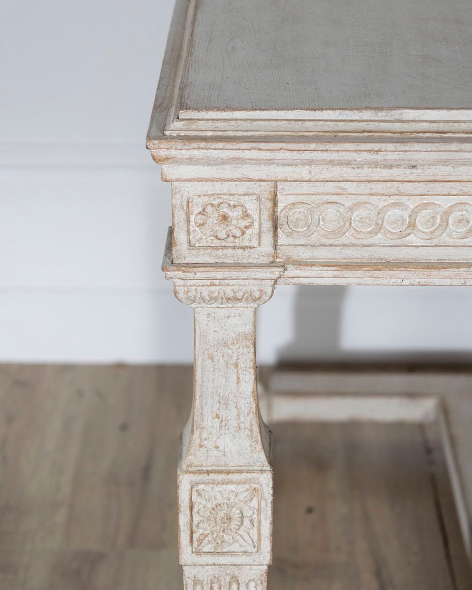 Early 19th Century Swedish Gustavian Painted Console Table - JAA