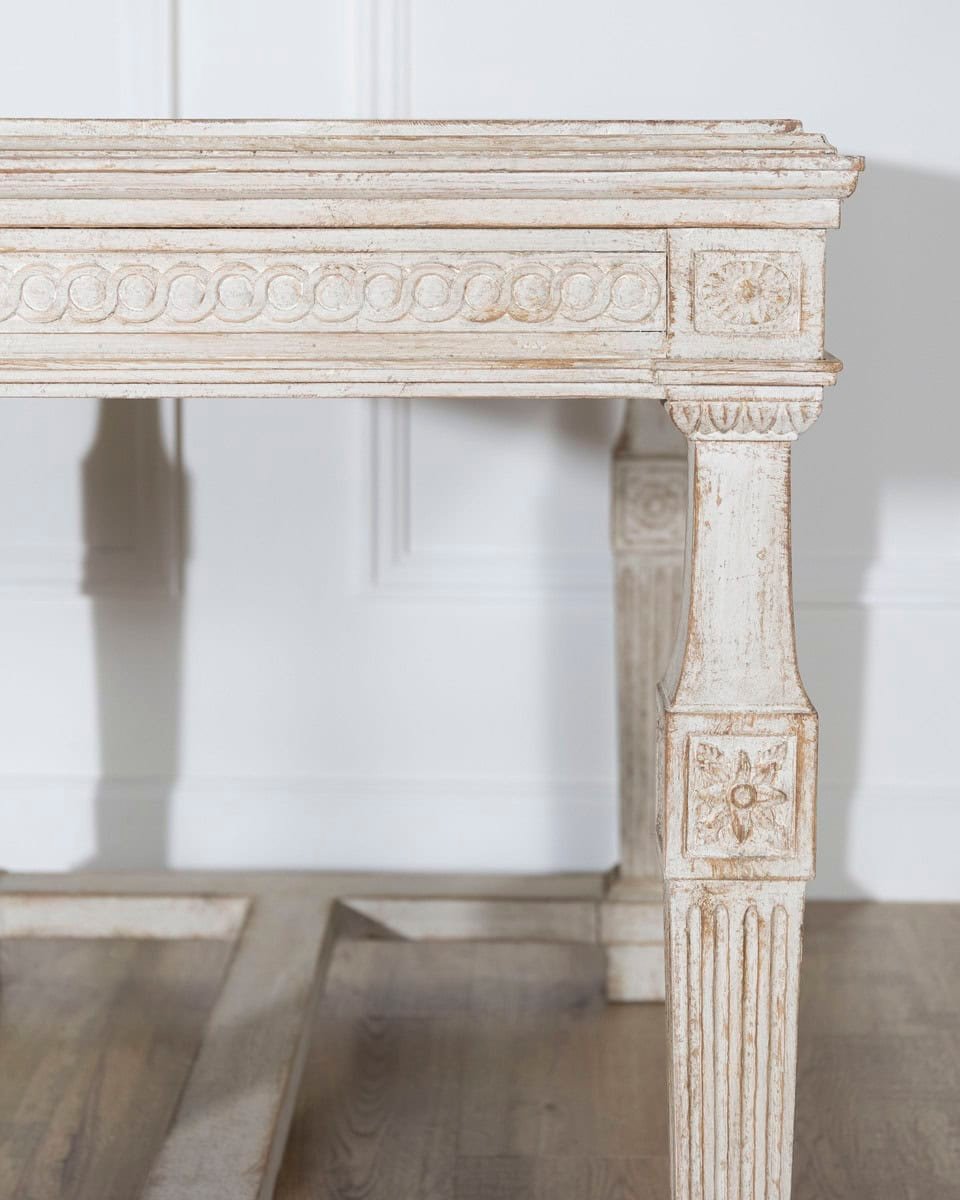 Early 19th Century Swedish Gustavian Painted Console Table - JAA