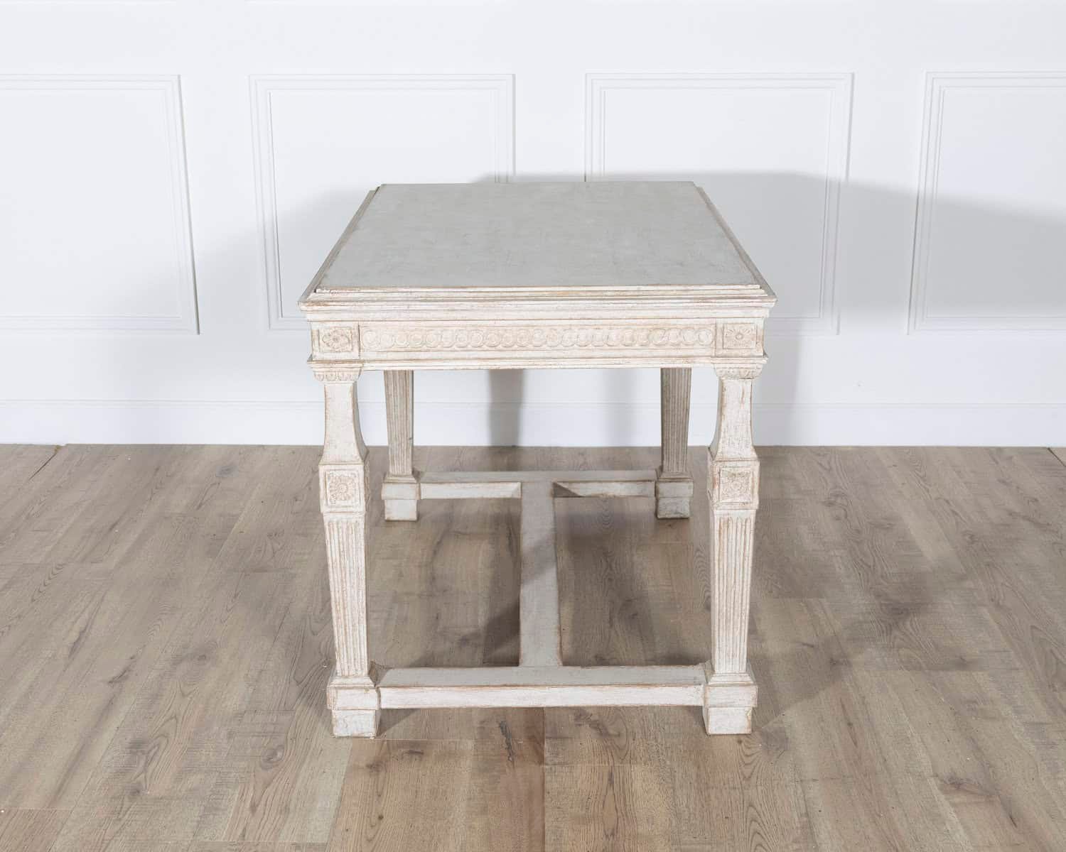 Early 19th Century Swedish Gustavian Painted Console Table - JAA