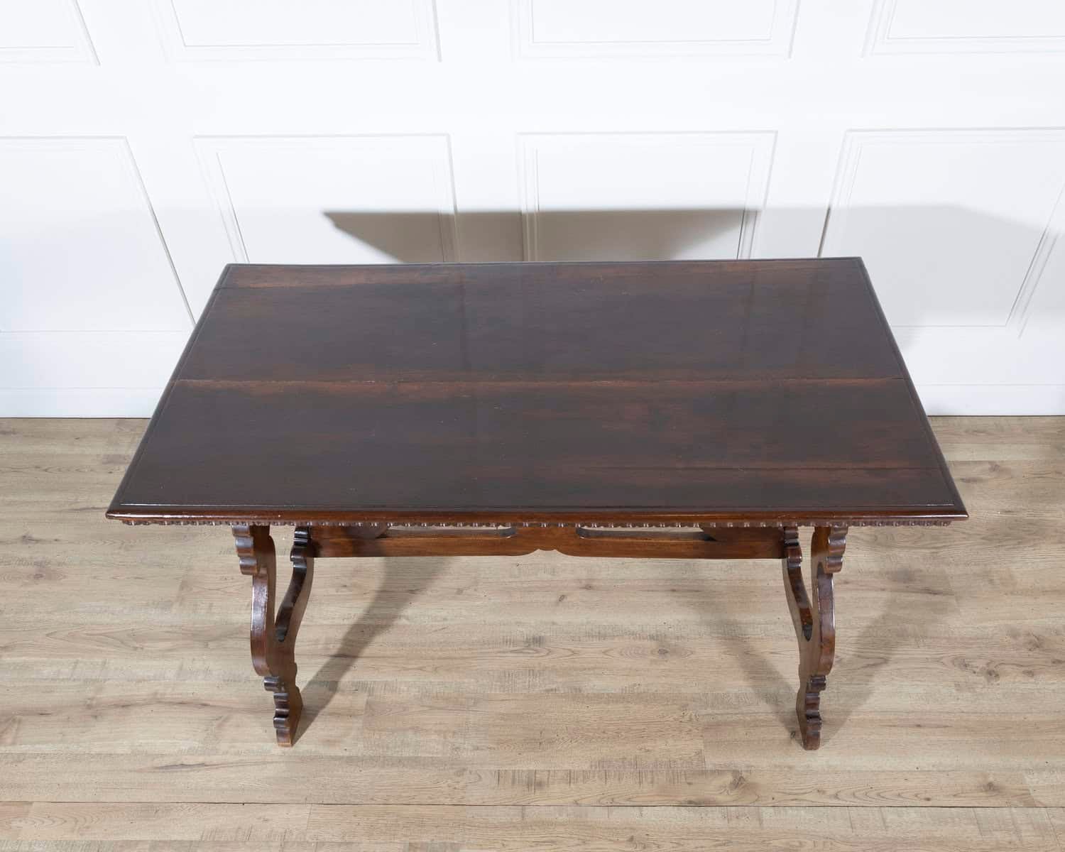 19th Century Walnut Fratino Table - JAA